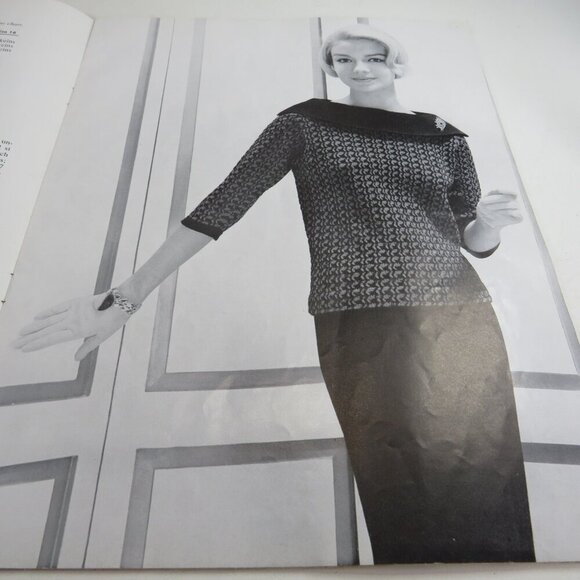 Fleisher's Hand Knitting Fashion Magazine Vol 103..1958 with real patterns - Picture 11 of 16